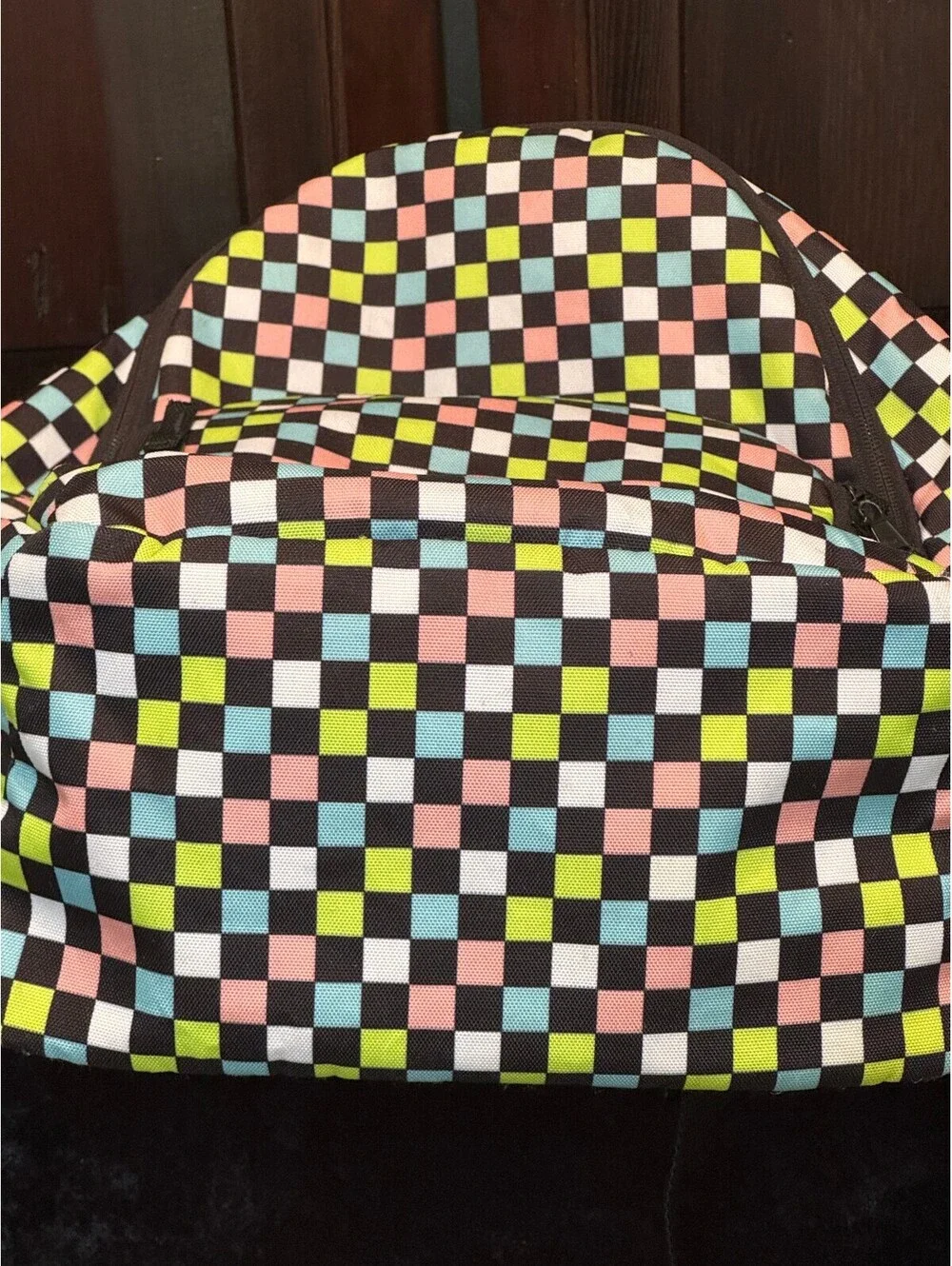 Vans Multicolor Checkerboard Backpack - Picture 7 of 8
